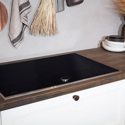 Detail kookplaat Argens Arctiswit matlak