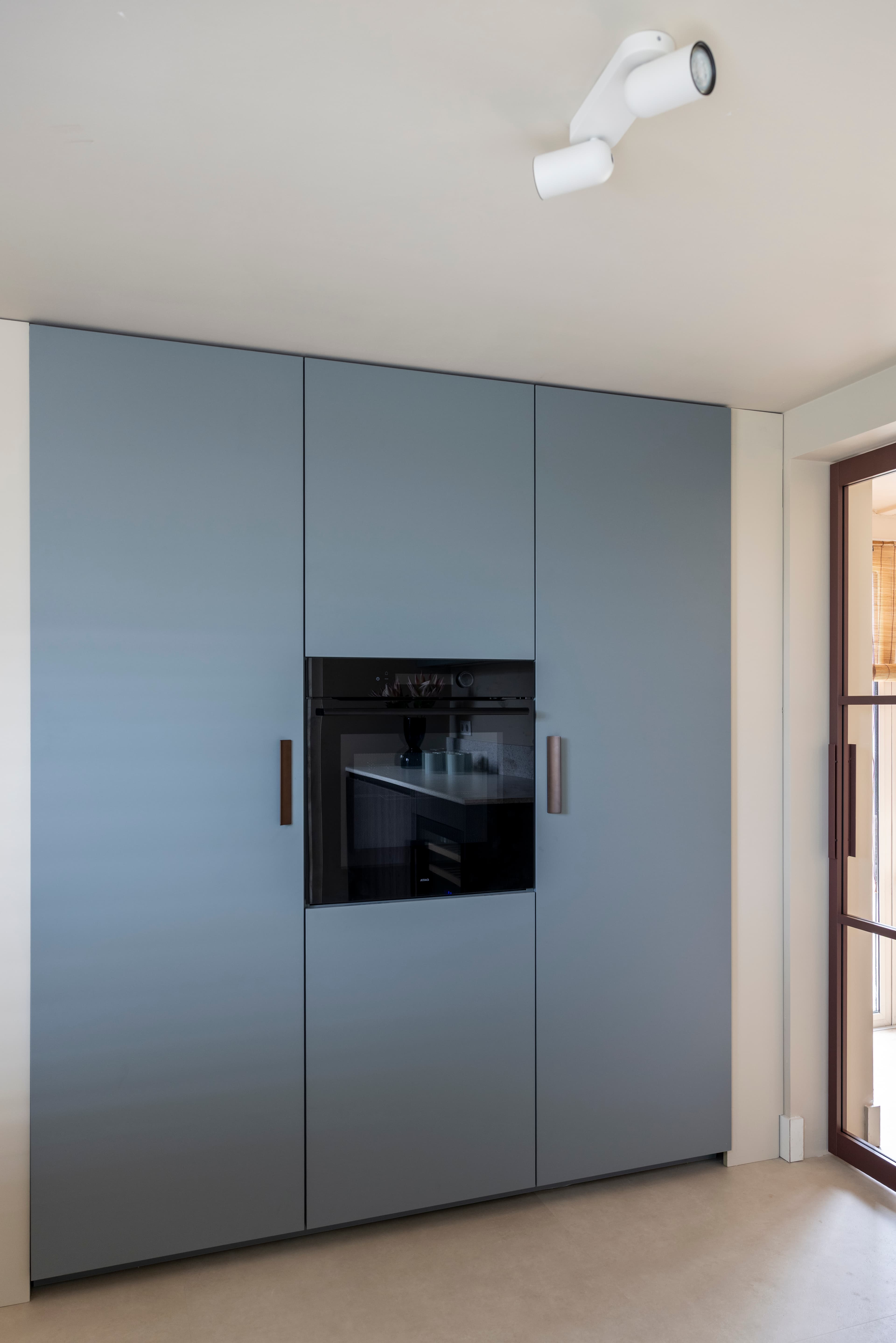 Blauwe keuken