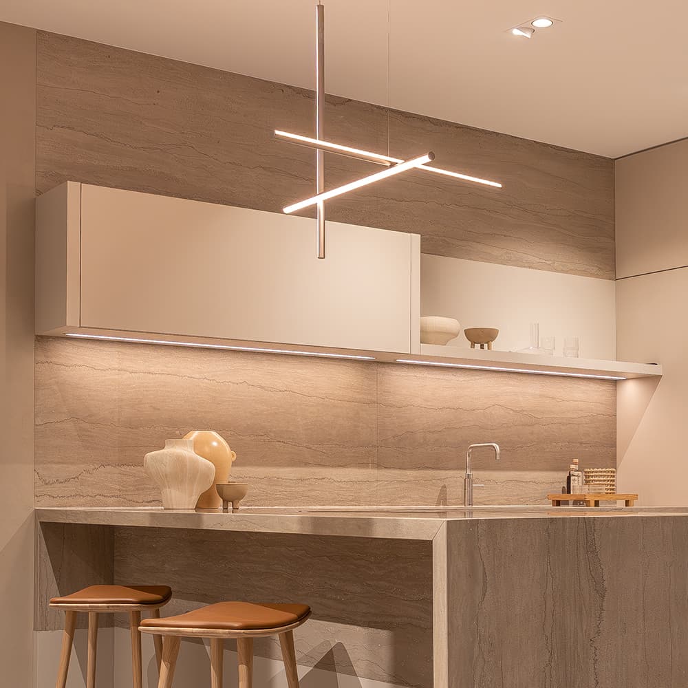 Verlichting onder wandplank