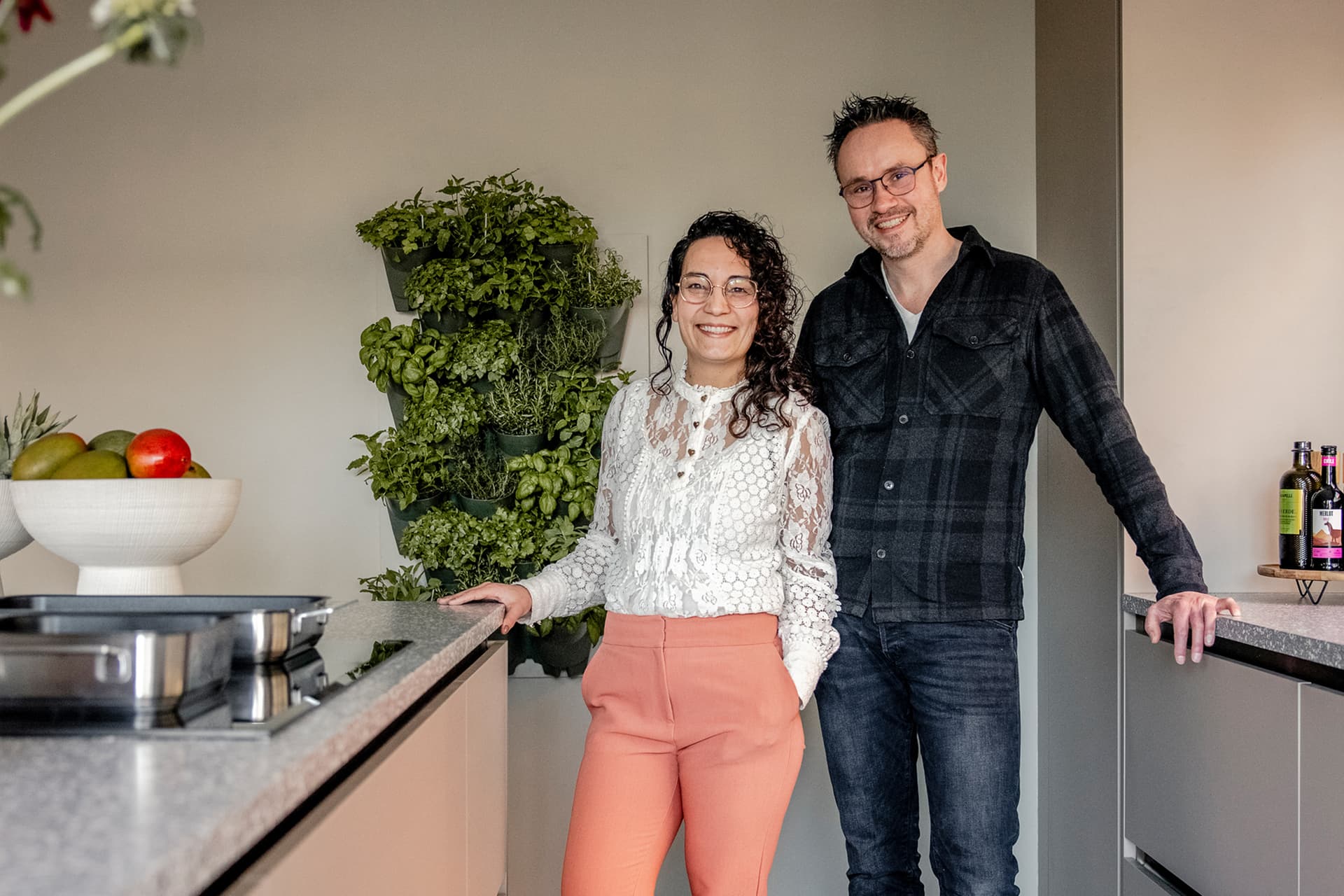 Klanten in keuken Mandemakers