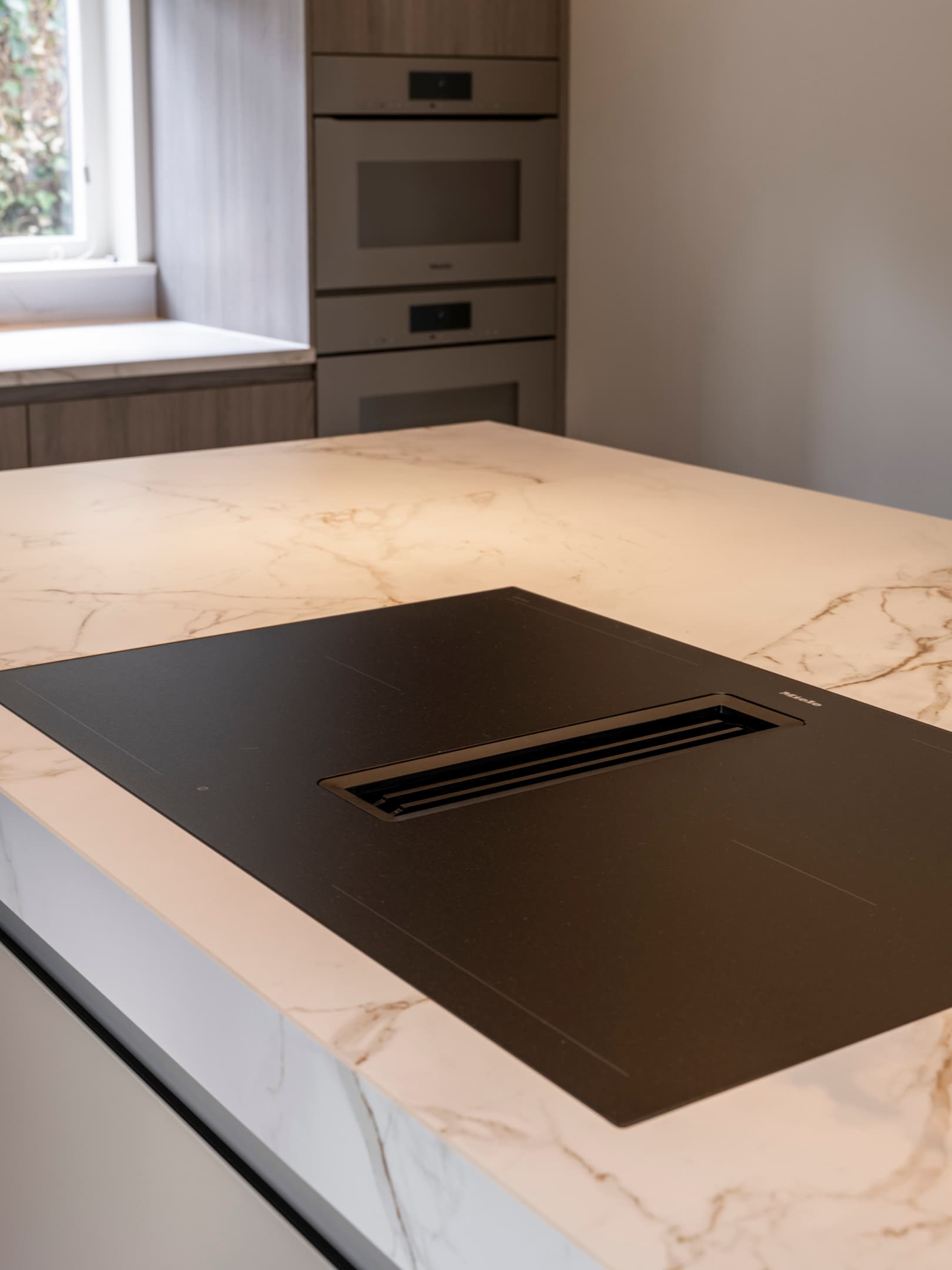 Miele matte kookplaat met kookveldafzuiging