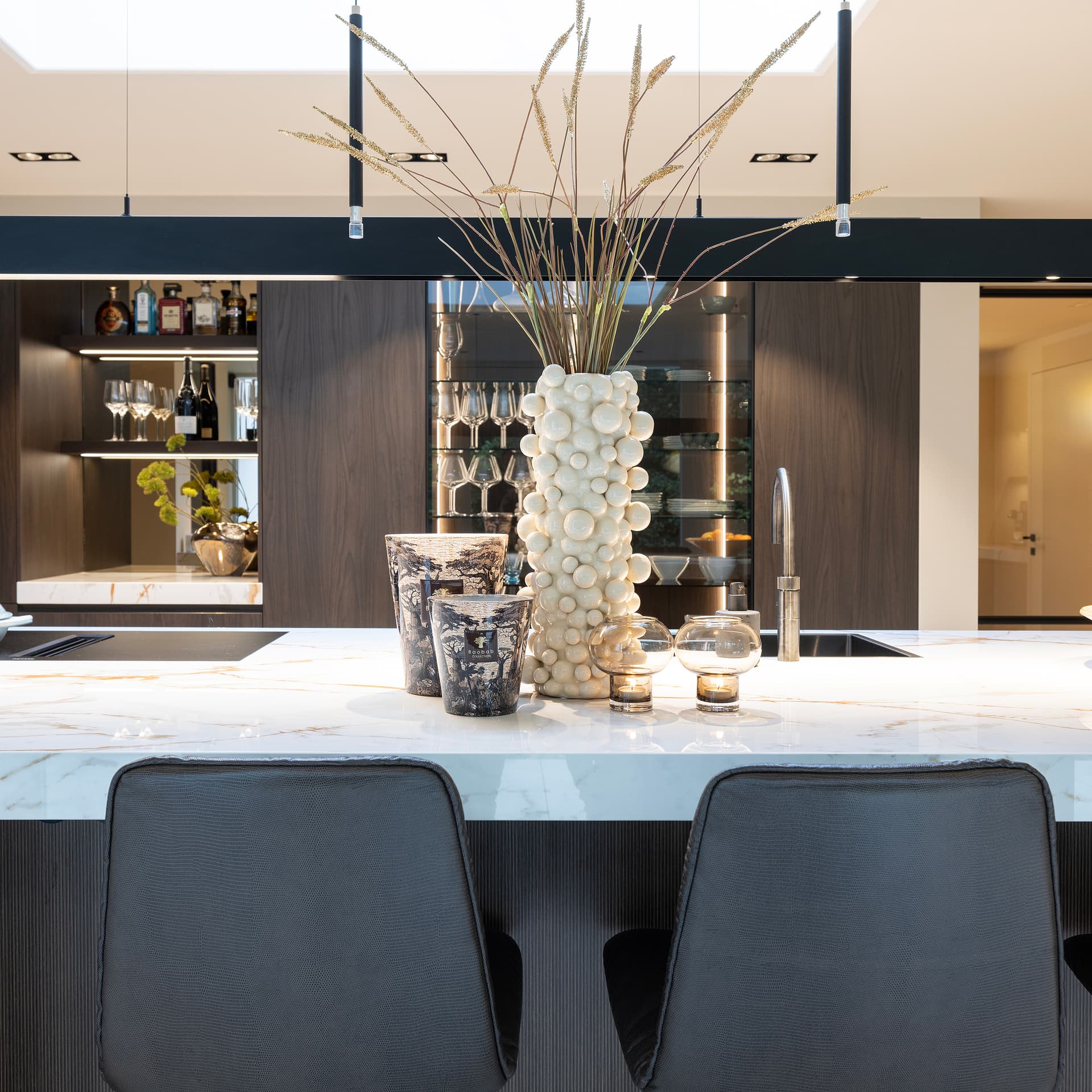 Keuken met bar