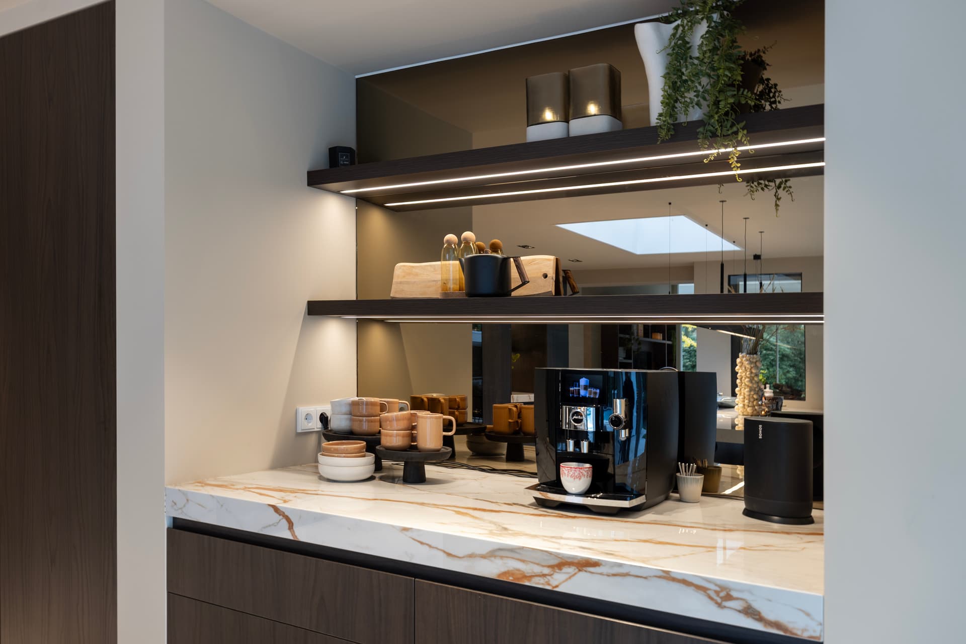 Koffiecorner in de keuken